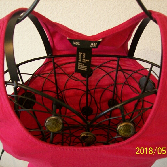 NWOT H&M Pink Tank Top XSmall - Picture 4 of 5